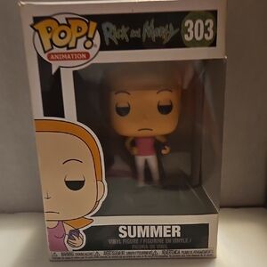 Funko Pop Rick and Morty Summer Figure #303, See Pics